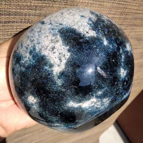 Stunning Schweizer Kristallglas Sarnen Swiss Hand Blown Glass Ball Vase - Picture 9 of 10